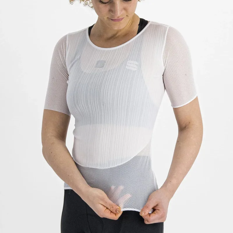 Sportful Pro Base Layer Women's Short Sleeve Base Layer - White 6 Sportful Pro Base Layer Women's Short Sleeve Base Layer - White - Image 4