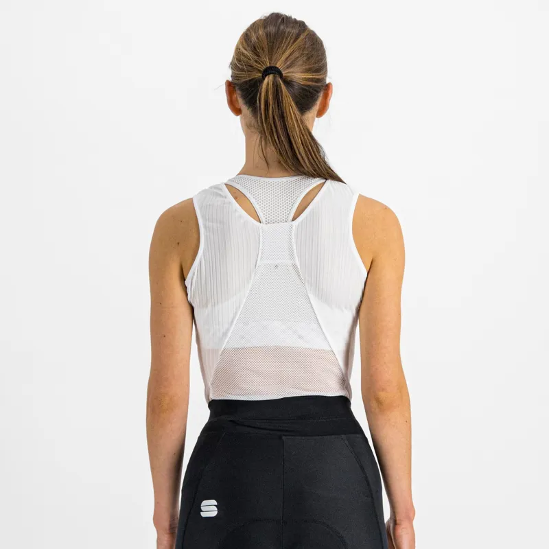 Sportful Pro Women's Sleeveless Base Layer - White 3 Sportful Pro Women's Sleeveless Base Layer - White
