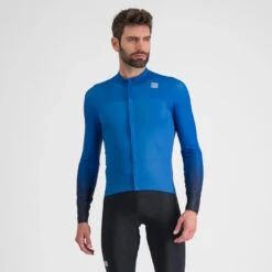 Sportful BodyFit Pro Men's Long Sleeve Jersey - Black/Galaxy Blue -CycloPro Shop SF22500BLUBLUGalaxyBLU1