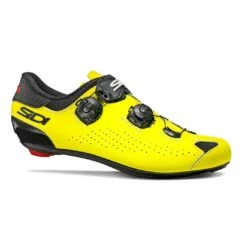 Sidi Genius 10 Road Shoes - Grey/Black 11 Sidi Genius 10 Road Shoes - Grey/Black -CycloPro Shop SIGENIUS10FLUOANTYEL
