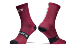 Sidi Trace 15cm Socks - Burgundy/Black -CycloPro Shop SIPCALTRACE