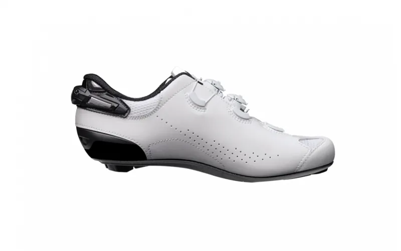 Sidi Shot 2S Carbon Road Shoes - White/Black 10 Sidi Shot 2S Carbon Road Shoes - White/Black - Image 8