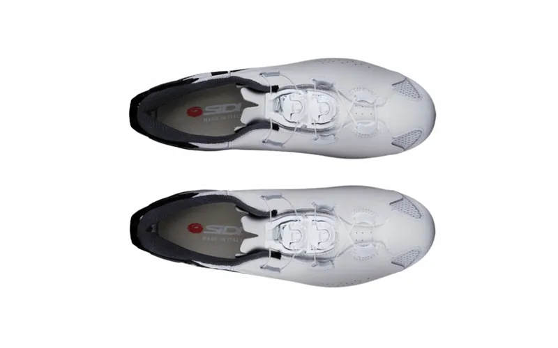 Sidi Shot 2S Carbon Road Shoes - White/Black 9 Sidi Shot 2S Carbon Road Shoes - White/Black - Image 7