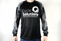 Cycle Solutions Long Sleeve Mountain Bike Jersey - Black/Camo -CycloPro Shop Solutionsmtbjersey1