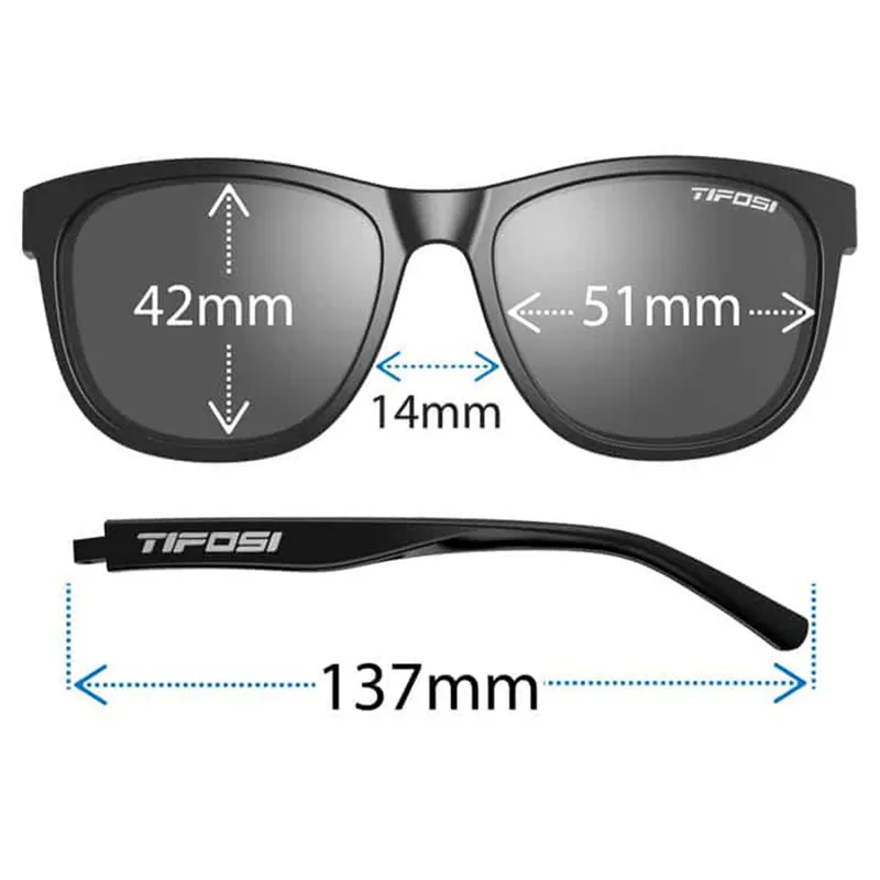 Tifosi Eyewear Swank Polarised Single Lens Sunglasses - Satin Black 3 Tifosi Eyewear Swank Polarised Single Lens Sunglasses - Satin Black