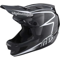 Troy Lee Designs D4 Carbon MIPS Full Face Helmet -Stealth Black/Silver 14 Troy Lee Designs D4 Carbon MIPS Full Face Helmet -Stealth Black/Silver -CycloPro Shop TLD13932402 2 1
