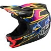 Troy Lee Designs D4 Carbon MIPS Full Face Helmet -Stealth Black/Silver -CycloPro Shop TLD13932500 1