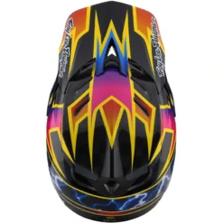 Troy Lee Designs D4 Carbon MIPS Full Face Helmet - Lightning Black -CycloPro Shop TLD13932500 4
