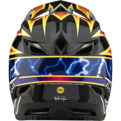 Troy Lee Designs D4 Carbon MIPS Full Face Helmet - Lightning Black -CycloPro Shop TLD13932500 5