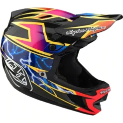 Troy Lee Designs D4 Carbon MIPS Full Face Helmet - Lightning Black