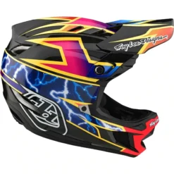 Troy Lee Designs D4 Carbon MIPS Full Face Helmet - Lightning Black -CycloPro Shop TLD13932500 8
