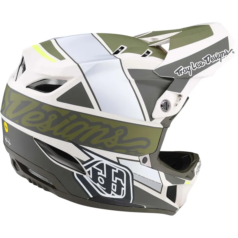 Troy Lee Designs D4 Composite MIPS Full Face Helmet - Team Military 9 Troy Lee Designs D4 Composite MIPS Full Face Helmet - Team Military - Image 7