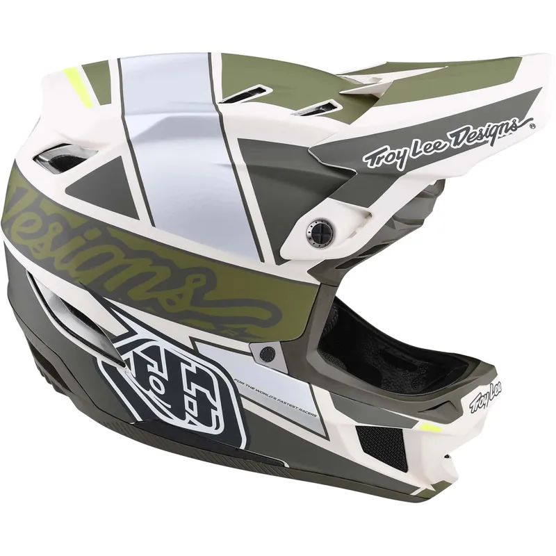 Troy Lee Designs D4 Composite MIPS Full Face Helmet - Team Military 8 Troy Lee Designs D4 Composite MIPS Full Face Helmet - Team Military - Image 6