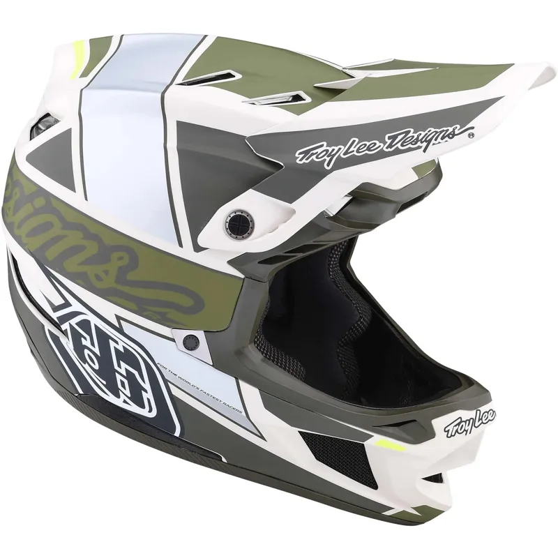 Troy Lee Designs D4 Composite MIPS Full Face Helmet - Team Military 6 Troy Lee Designs D4 Composite MIPS Full Face Helmet - Team Military - Image 4