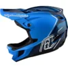 Troy Lee Designs D4 Composite MIPS Full Face Helmet - Qualifier White/Blue 1 Troy Lee Designs D4 Composite MIPS Full Face Helmet - Qualifier White/Blue -CycloPro Shop TLD14049900 2