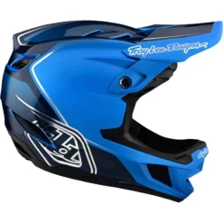 Troy Lee Designs D4 Composite MIPS Full Face Helmet - Shadow Blue -CycloPro Shop TLD14049900 7