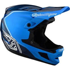 Troy Lee Designs D4 Composite MIPS Full Face Helmet - Shadow Blue -CycloPro Shop TLD14049900 8