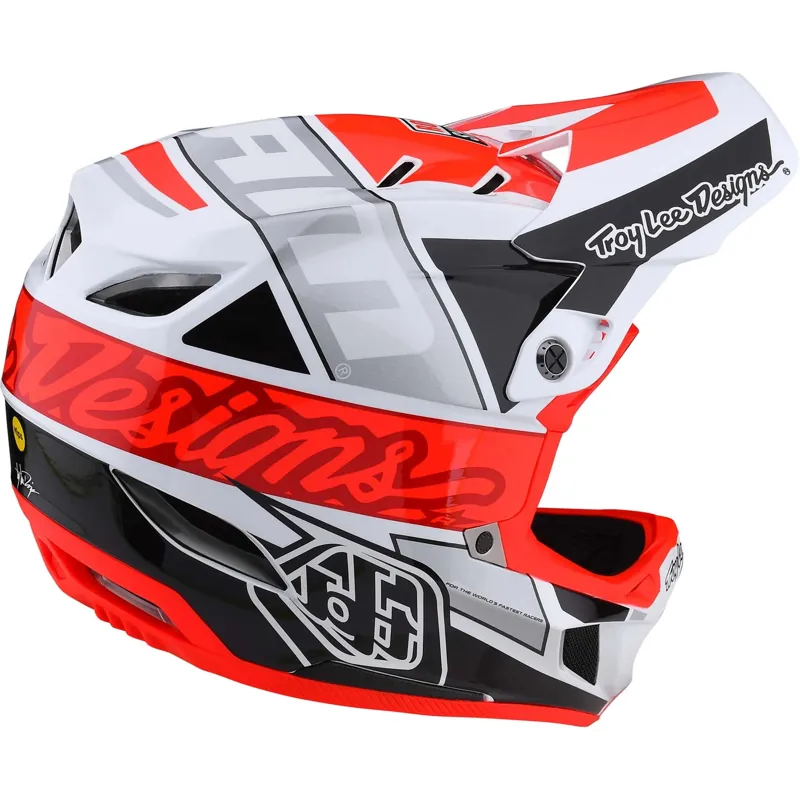 Troy Lee Designs D4 Composite MIPS Full Face Helmet - Team SRAM 15 Troy Lee Designs D4 Composite MIPS Full Face Helmet - Team SRAM - Image 13