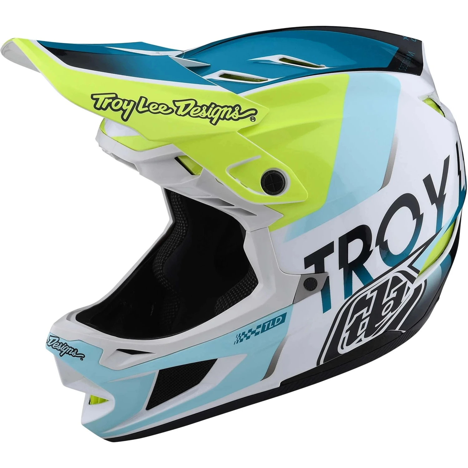 Troy Lee Designs D4 Composite MIPS Full Face Helmet - Shadow Glo Red 11 Troy Lee Designs D4 Composite MIPS Full Face Helmet - Shadow Glo Red - Image 9