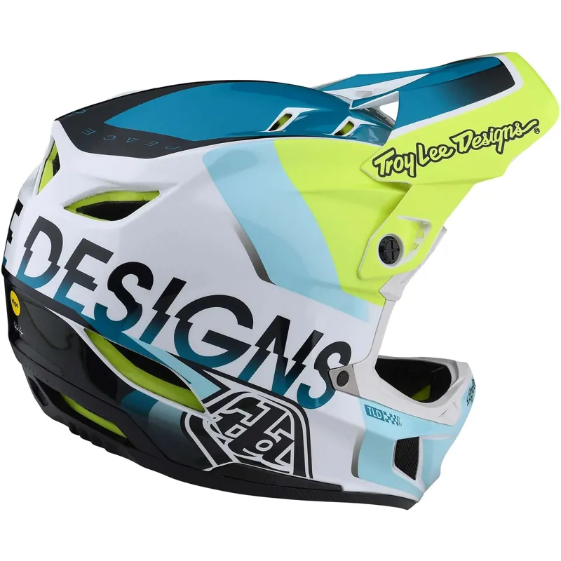 Troy Lee Designs D4 Composite MIPS Full Face Helmet - Team SRAM 14 Troy Lee Designs D4 Composite MIPS Full Face Helmet - Team SRAM - Image 12