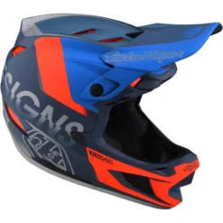 Troy Lee Designs D4 Composite MIPS Full Face Helmet - Qualifier Slate/Red -CycloPro Shop TLD14055901 7