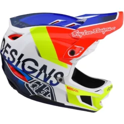 Troy Lee Designs D4 Composite MIPS Full Face Helmet - Qualifier White/Blue 30 Troy Lee Designs D4 Composite MIPS Full Face Helmet - Qualifier White/Blue -CycloPro Shop TLD14055902 7