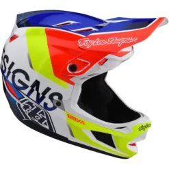 Troy Lee Designs D4 Composite MIPS Full Face Helmet - Qualifier White/Blue 22 Troy Lee Designs D4 Composite MIPS Full Face Helmet - Qualifier White/Blue -CycloPro Shop TLD14055902 8