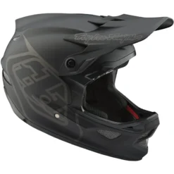 Troy Lee Designs D3 Fiberlite MIPS Full Face Helmet - Mono Black -CycloPro Shop TLD19800220 7