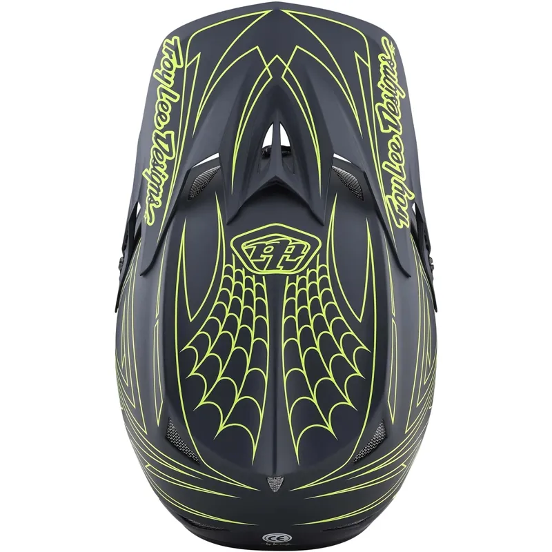 Troy Lee Designs D3 Fiberlite MIPS Full Face Helmet -Spider Stripe Red 11 Troy Lee Designs D3 Fiberlite MIPS Full Face Helmet -Spider Stripe Red - Image 9