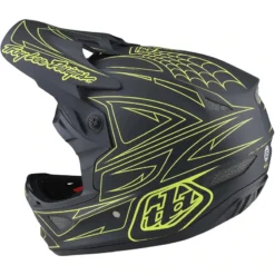 Troy Lee Designs D3 Fiberlite MIPS Full Face Helmet -Spider Stripe Yellow 16 Troy Lee Designs D3 Fiberlite MIPS Full Face Helmet -Spider Stripe Yellow -CycloPro Shop TLD1985500 4