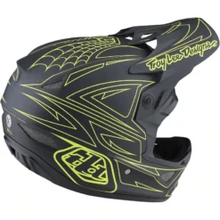 Troy Lee Designs D3 Fiberlite MIPS Full Face Helmet -Spider Stripe Yellow 19 Troy Lee Designs D3 Fiberlite MIPS Full Face Helmet -Spider Stripe Yellow -CycloPro Shop TLD1985500 7