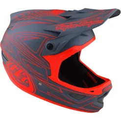 Troy Lee Designs D3 Fiberlite MIPS Full Face Helmet -Spider Stripe Red 24 Troy Lee Designs D3 Fiberlite MIPS Full Face Helmet -Spider Stripe Red -CycloPro Shop TLD19855001 6