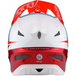 Troy Lee Designs D3 Fiberlite MIPS Full Face Helmet - Slant Red -CycloPro Shop TLD19874401 4