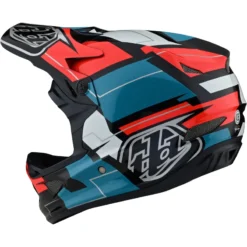 Troy Lee Designs D3 Fiberlite Full Face Helmet - Vertigo - Blue/Red 14 Troy Lee Designs D3 Fiberlite Full Face Helmet - Vertigo - Blue/Red -CycloPro Shop TLD198VertigoBlueRed 6