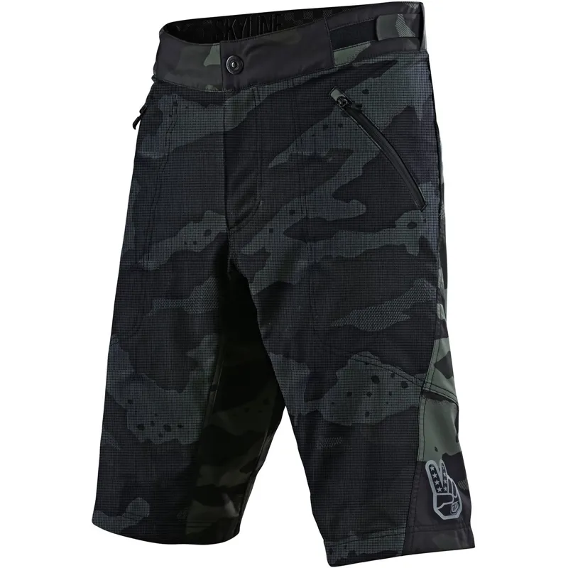 Troy Lee Designs Skyline Shell Only Baggy Shorts - Camo Green 3 Troy Lee Designs Skyline Shell Only Baggy Shorts - Camo Green