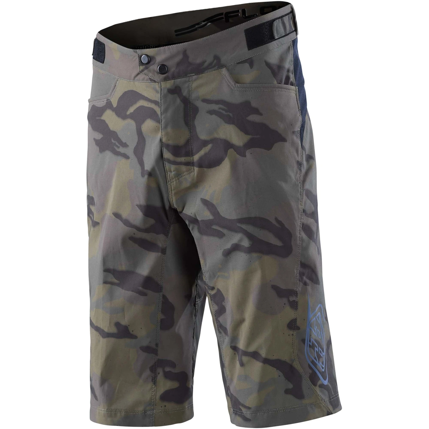 Troy Lee Designs Flowline Men's Baggy Shorts With Liner - Slate Blue 3 Troy Lee Designs Flowline Men's Baggy Shorts With Liner - Slate Blue