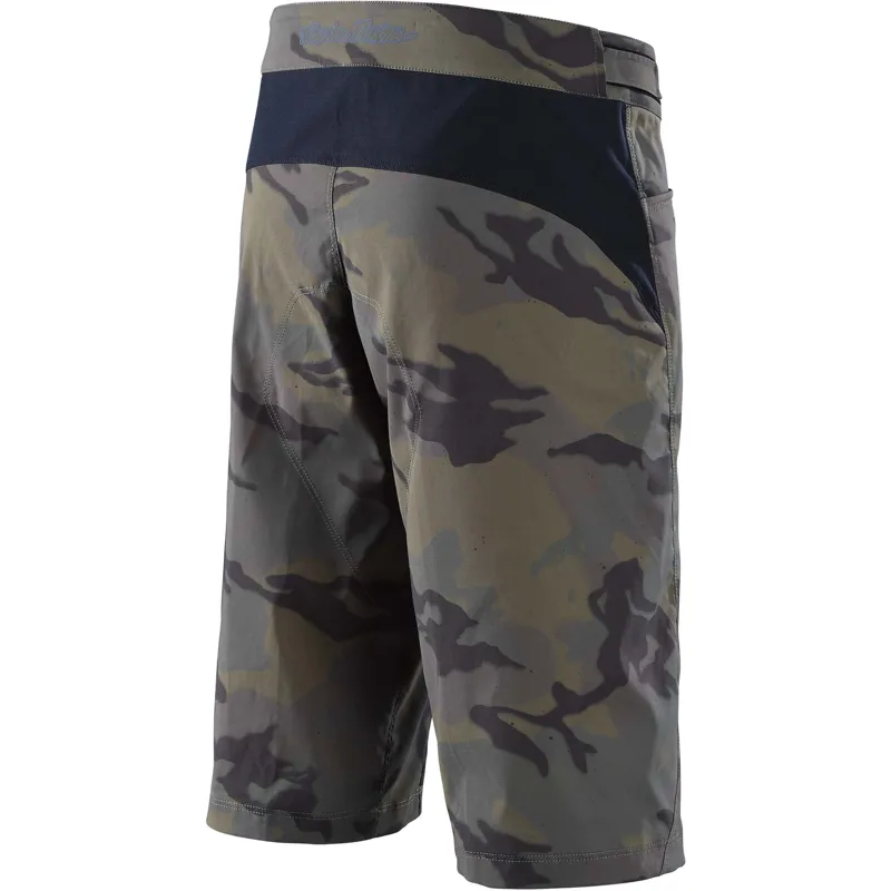Troy Lee Designs Flowline Men's Baggy Shorts With Liner - Spray Camo Army 3 Troy Lee Designs Flowline Men's Baggy Shorts With Liner - Spray Camo Army