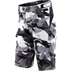 Troy Lee Designs Flowline Youth Shell Only Shorts - Spray Camo Army