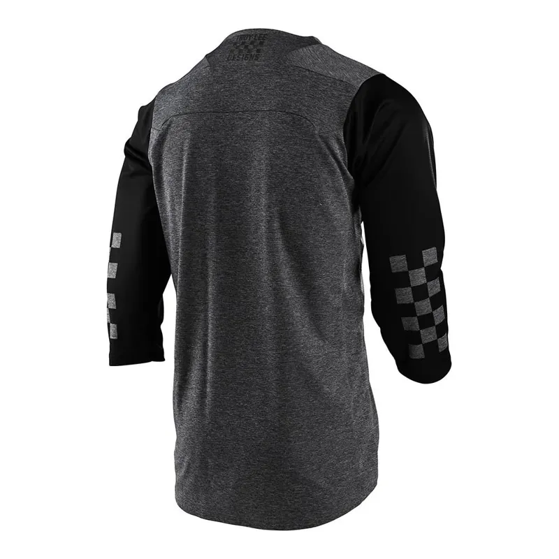 Troy Lee Designs Ruckus 3/4 Sleeve Jersey - Team 81 - Heather/Grey 3 Troy Lee Designs Ruckus 3/4 Sleeve Jersey - Team 81 - Heather/Grey