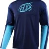 Troy Lee Designs Sprint Men's Long Sleeve Jersey - Icon Black -CycloPro Shop TLD32323Icon NVY 1