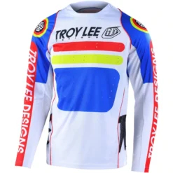 Troy Lee Designs Sprint Men's Long Sleeve Jersey - Drop In White 17 Troy Lee Designs Sprint Men's Long Sleeve Jersey - Drop In White -CycloPro Shop TLD32332600