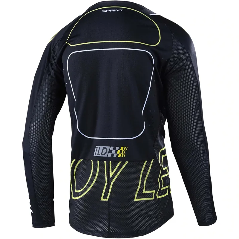 Troy Lee Designs Sprint Men's Long Sleeve Jersey - Black 6 Troy Lee Designs Sprint Men's Long Sleeve Jersey - Black - Image 4