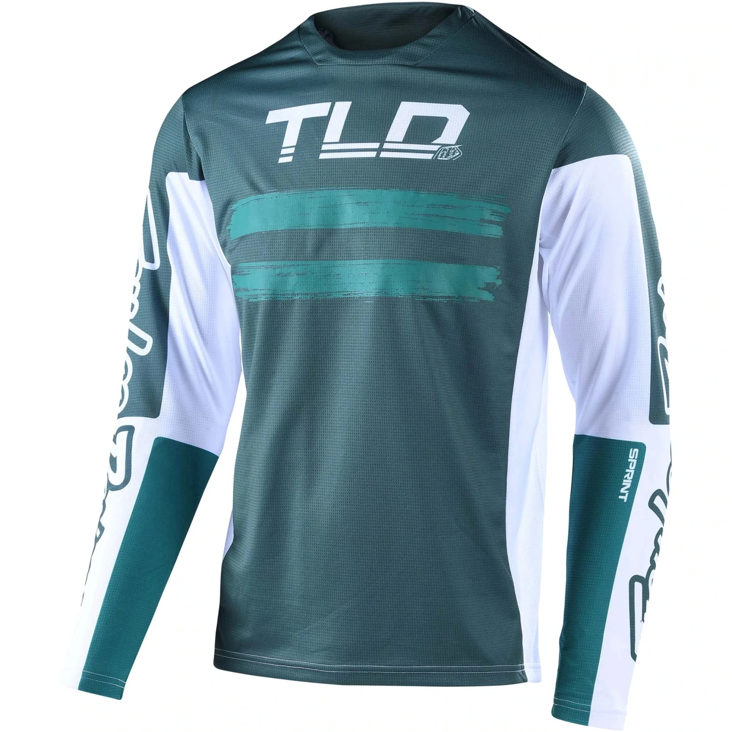 Troy Lee Designs Sprint Men's Long Sleeve Jersey - Drop In White 11 Troy Lee Designs Sprint Men's Long Sleeve Jersey - Drop In White - Image 9