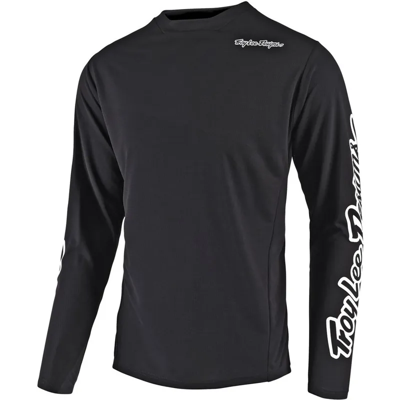 Troy Lee Designs Sprint Youth Long Sleeve Jersey - Black 4 Troy Lee Designs Sprint Youth Long Sleeve Jersey - Black - Image 2