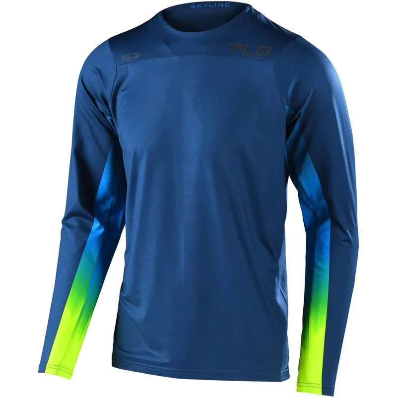 Troy Lee Designs Skyline Long Sleeve MTB Jersey - Jet Fuel Navy 5 Troy Lee Designs Skyline Long Sleeve MTB Jersey - Jet Fuel Navy - Image 3