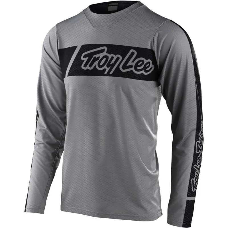 Troy Lee Designs Skyline Air Men's Long Sleeve Jersey - Vox Grey 3 Troy Lee Designs Skyline Air Men's Long Sleeve Jersey - Vox Grey
