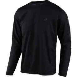 Troy Lee Designs Troy Lee Flowline Men's Long Sleeve Jersey - Plot Charcoal 10 Troy Lee Designs Troy Lee Flowline Men's Long Sleeve Jersey - Plot Charcoal -CycloPro Shop TLD346Black