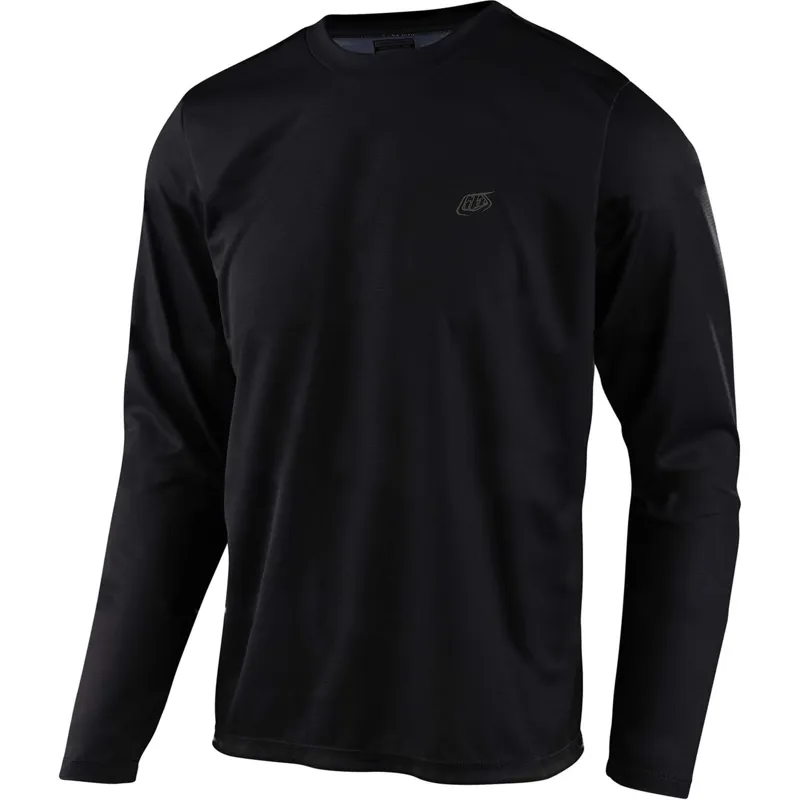 Troy Lee Designs Troy Lee Flowline Men's Long Sleeve Jersey - Plot Charcoal 6 Troy Lee Designs Troy Lee Flowline Men's Long Sleeve Jersey - Plot Charcoal - Image 4