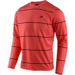 Troy Lee Designs Troy Lee Flowline Men's Long Sleeve Jersey - Black 7 Troy Lee Designs Troy Lee Flowline Men's Long Sleeve Jersey - Black -CycloPro Shop TLD346StackedCoral