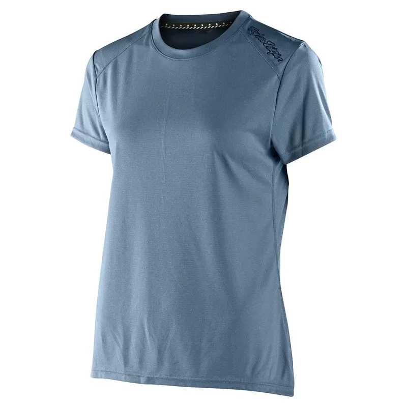 Troy Lee Designs Lilium Womens Short Sleeve Jersey - Heather Smoke Blue 6 Troy Lee Designs Lilium Womens Short Sleeve Jersey - Heather Smoke Blue - Image 4